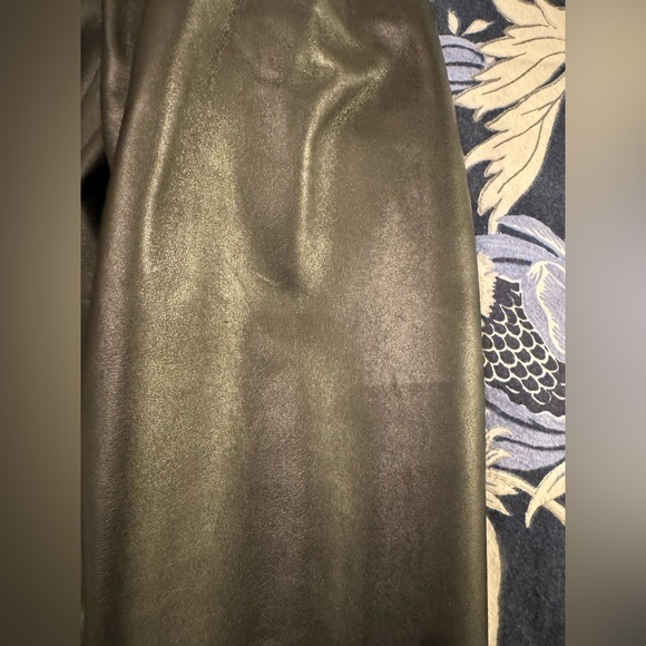 Gorgeous black genuine leather and fur jacket from Neiman Marcus, size 8 - Picture 8 of 17